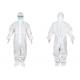 Full Body Isolation Personal Hooded Waterproof Disposable Coveralls