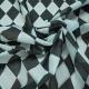 Black And White 43D Jacquard Plaid Fabric Mattress Cover Cloth Anti Static