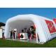 8x9m white trade show inflatable music tent with custom logo printed outside