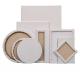 Round Shape Wood Framed Stretched Artist Painting Canvas For Oil And Acrylic Painting