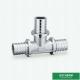 Customized Slide PEX Brass Fittings Equal Threaded Tee Press Fittings