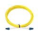 Durable Jacket Lc To Lc Fiber Patch Cable , CCTV / CATV Bulk Fiber Optic Cable