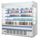 Self-service open front air cooling multideck refrigerator upright chiller display fridge vegetable display chiller