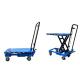 Hydraulic Mobile 250Kg Payload Capacity Platform 830mm * 500mm Manual Scissor Lifter Tables Max Height 910mm
