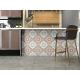 Retro Flower Non-Slip Ceramic Rustic Tiles For Kitchen And 200x200mm Wall Tiles For Dining Room