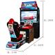 42 Inch  Car Driving Arcade Machine Coin Operated Outrun Driving Game Machine
