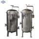 304 316L Material Manual Bags Filter Housing Vertical Water Multi Basket Type Filtration System