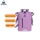 500D PVC Material Waterproof Dry Bag Backpack Purple Color 30L Capacity