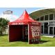 5×5m White Red Garden Canopy Tent with Various Colours and Windows for Party