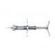 Veterinary 2ml Stainless Steel Plunger Syringe Automatic Injector