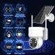 IP WiFi Wlan Wireless Rotating CCTV Security Smart PTZ Camera for Outdoor