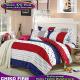 Dot and Stripes Designs Colorful Bedsheet Pillowcases Duvet Cover Sets