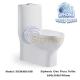 SIGMAR6108 Bathroom Commode One Piece Toilet Siphonic Toilet Bowl