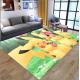 New Style Pikachu Cartoon Children's Crystal Velvet Living Room, Bedroom Living Room Floor Carpets