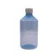 500mL/16.9oz PET Plastic Syrup Bottle Liquid Supplement Medicine Container with Lids