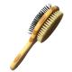 Vent Design Pet Grooming Comb , Dog Shedding Brush Solid Wood Handle