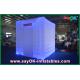 Photo Booth Led Lights Beautiful Cube Inflatable Photo Booth Logo For Outdoor Clubs
