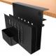 Steel Hanging Desk Organizer for Neat and Tidy Desk Space Under Desk Storage Solution