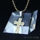 Fashion Top Trendy Stainless Steel Cross Necklace Pendant LPC159