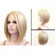 Layered Short Blonde Bob Wig Heat Resistant Synthetic Hair Extensions