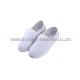 PVC / SPU Sole ESD Shoes / light weight Womens Safety Shoes with Dark blue / white color