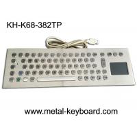 Computer Industrial Keyboard with Touchpad , 70 Keys Waterproof Keyboard With Touchpad