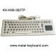 Computer Industrial Keyboard with Touchpad , 70 Keys Waterproof Keyboard With