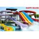 Fiberglass Big Water Slide Water Amusement Park For Amusement Park