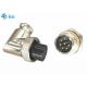 Silver Plated  7 Pins gx16 90 Degree aviator connector Male And Female Sets