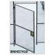 Grey Color Wire Mesh Partition Panels Single Hinged Security Cage Door Antirust