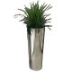 Stainless steel flower vase growing flowers pots and planters