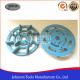 6 - 10 Metal Bond Concrete Grinding Wheel for Granite , Diamond Turbo Cup Wheel