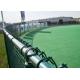 Black Pvc Coated Construction Chain Link Security Fence 60 X 50'' 11 Gauge For Garden Building