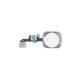 For OEM Orignal Apple iPhone 6 Home Button Assembly with Flex Cable Ribbon Replacement - Silver