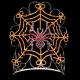 2018 Halloween tiaras rhinestone crowns spider crowns black stonesm for pageants