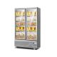Frost - Free Glass Door Ice Cream & Frozen Food Vertical Display Freezer For Hotels & Supermarkets