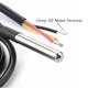 IP68 DS18B20 Temperature Sensor Wire Harness Steel Tube Probe