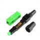 ftth fiber optic fast connector sc Fc  APC fast connector for ftth drop cable quick assemble with SC connector