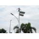 Gate Lighting Wind And Solar Hybrid Street Light System For Police Station