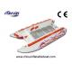 Comfortable Three Person 3.8m High Speed Inflatable Boats For Racing sport