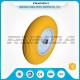 Anti Skidding PU Foam Wheel Blocky Pattern , Polyurethane Wheels With Bearings