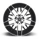Black Machine Face For C63 wheels 2-PC 18 19 20 21 22 Inch Forged Alloy Custom Rims