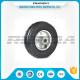 Bent Valves Pneumatic Rubber Wheels 6 Inches Roller Bearing For Hand Trolley