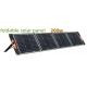 Custom 200W Black Portable Waterproof Flexible Foldable Solar Panels for Camping