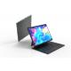 Small Laptop PC+Pad 2-in-1, 2K Touchscreen 100% RGB Colour Gamut Arge Round Cap Backlit Keyboard