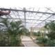 Easy Installation Garden Greenhouse , Polycarbonate Sheets Greenhouse Custom Span Width
