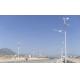 100W >30000h Solar and wind hybrid off grid powered street lamps for urban roads