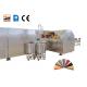 1.5hp Ice Cream Cone Production Line Stainless Steel 55 Baking Plates