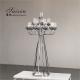 New ZT-398 unique 15 arms silver Metal wedding table candle stand