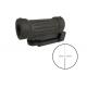 4X30 Magnification Military Long Range Scopes , Dot Reticle Scopes With 20mm Mount